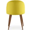 Dining Chair - Upholstered in Velvet - Scandinavian Design - Evelyne image 7
