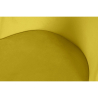 Buy Velvet Upholstered Stool - Scandinavian Design - Evelyne Yellow 59992 home delivery