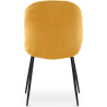 Buy Dining Chair - Upholstered in Velvet - Retro - Elias Mustard 59996 home delivery