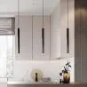 Tube Ceiling Lamp - LED Pendant Lamp - Black - Bruna image 7