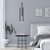 Buy LED Tube Ceiling Lamp - Black Pendant Lamp - 60cm - Lilu Black 60003 with a guarantee