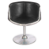 Buy Cognac Aviator Chair Eero Aarnio style - Premium Leather Black 26717 - in the UK