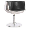 Buy Cognac Aviator Chair Eero Aarnio style - Premium Leather Black 26717 - prices