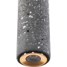 Buy Ceiling Lamp Cement Tube - LED Pendant Lamp - 30cm - Aroc Black 60004 home delivery