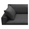 Buy Living-room Sofa 3 seats Fabric Dark grey 26729 at Privatefloor