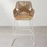 Rattan Boho Bali Design Stool - 75cm - Tale image 7