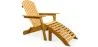 Deck Chair with Footrest - Wooden Garden Chair - Alana image 7