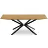 Rectangular Dining Table - Industrial Wood and Metal - Danr image 7