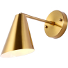 Buy Wall Lamp - Metal Cone - Golden - Livel Gold 60023 at Privatefloor