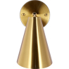 Buy Wall Lamp - Metal Cone - Golden - Livel Gold 60023 - in the UK