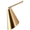 Buy Wall Lamp - Metal Cone - Golden - Livel Gold 60023 in the United Kingdom