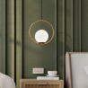 Buy Ceiling Globe Lamp - Golden Pendant Lamp - Glum Gold 60027 - prices
