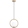 Buy Ceiling Globe Lamp - Golden Pendant Lamp - Glum Gold 60027 home delivery