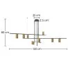 Bar Ceiling Lamp - LED Pendant Lamp - Piper image 7