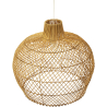 Buy Rattan Ceiling Lamp - Boho Bali Design Pendant Lamp - Mai Natural wood 60029 at Privatefloor