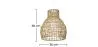 Rattan Ceiling Lamp - Boho Bali Design Pendant Lamp - Lan image 7