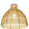 Rattan Ceiling Lamp - Boho Bali Design Pendant Lamp - Can image 7
