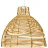 Rattan Ceiling Lamp - Boho Bali Design Pendant Lamp - Can image 7