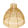 Buy Rattan Ceiling Lamp - Boho Bali Design Pendant Lamp - Can Natural wood 60033 at Privatefloor