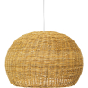 Buy Rattan Ceiling Lamp - Boho Bali Design Pendant Lamp - Kim Natural wood 60034 - in the UK