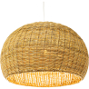 Buy Rattan Ceiling Lamp - Boho Bali Design Pendant Lamp - Kim Natural wood 60034 in the United Kingdom