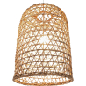 Buy Rattan Ceiling Lamp - Boho Bali Design Pendant Lamp - Lian Natural wood 60035 - prices
