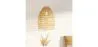  Rattan Ceiling Lamp - Boho Bali Design Pendant Lamp - 50cm - Puong image 7