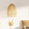 Buy Hanging Lamp Boho Bali Style Natural Rattan - 50 cm - Poung Natural wood 60036 home delivery