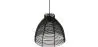 Black Rattan Ceiling Lamp - Boho Bali Design Pendant Lamp - Gian image 7
