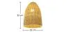 Rattan Ceiling Lamp - Boho Bali Style Pendant Lamp - Lie image 7