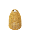 Buy Rattan Ceiling Lamp - Boho Bali Style Pendant Lamp - Lie Natural wood 60041 in the United Kingdom