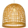 Buy Bamboo Ceiling Lamp - Boho Bali Design Pendant Lamp - Thi Natural wood 60043 at Privatefloor