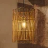 Rattan Ceiling Lamp - Boho Bali Design Pendant Lamp - An image 7
