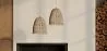 Rattan Ceiling Lamp - Boho Bali Design Pendant Lamp - Linei image 7