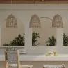 Rattan Ceiling Lamp - Boho Bali Design Pendant Lamp - Linei image 7