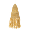 Buy Raffia Ceiling Lamp - Boho Bali Design Pendant Lamp - Uoc Natural wood 60052 - in the UK