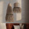 Buy Raffia Ceiling Lamp - Boho Bali Design Pendant Lamp - Uoc Natural wood 60052 in the United Kingdom