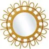 Wall Mirror - Boho Bali Round Design (60 cm) - Miu image 7