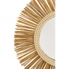 Buy Wall Mirror - Boho Bali Round Design (60 cm) - Loi Natural wood 60055 in the United Kingdom