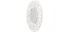 Wall Mirror - White Boho Bali Round Design (60 cm) - Lenai image 7