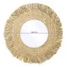 Wall Mirror - Boho Bali Round Design (60 cm) - Rewu image 7