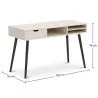 Wooden Desk - Scandinavian Design - Beckett + Dining Chair - Stylix image 7