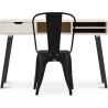 Buy Wooden Desk - Scandinavian Design - Beckett + Dining Chair - Stylix Black 60065 - prices