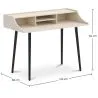 Wooden Desk - Scandinavian Design - Torkel + Designer Office Chair - Joan image 7