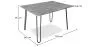 Desk Set - Industrial Design 120cm - Hairpin + Dining Chair - Stylix image 7