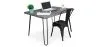 Desk Set - Industrial Design 120cm - Hairpin + Dining Chair - Stylix image 7