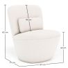 Design Armchair - Upholstered in Bouclé Fabric - Carla image 7
