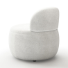 Buy White boucle ​armchair - upholstered - Melanie White 60073 home delivery