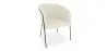 Armchair with Armrests - Upholstered in Bouclé Fabric - Miusen image 7