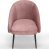Buy Design Armchair - Upholstered in Velvet - Wasda Pink 60076 home delivery